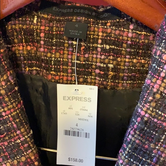 Express Wool Blend Blazer. - Picture 2 of 7